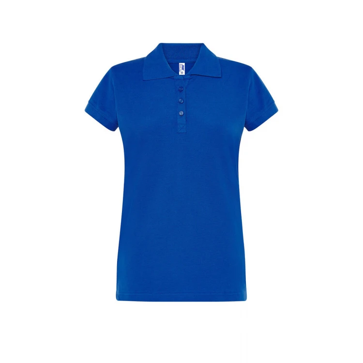 Polo mujer JHK Regular manga corta piqué personalizada con logo