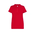 Polo mujer JHK Regular manga corta piqué personalizada con logo