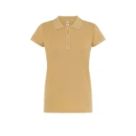 Polo mujer JHK Regular manga corta piqué personalizada con logo