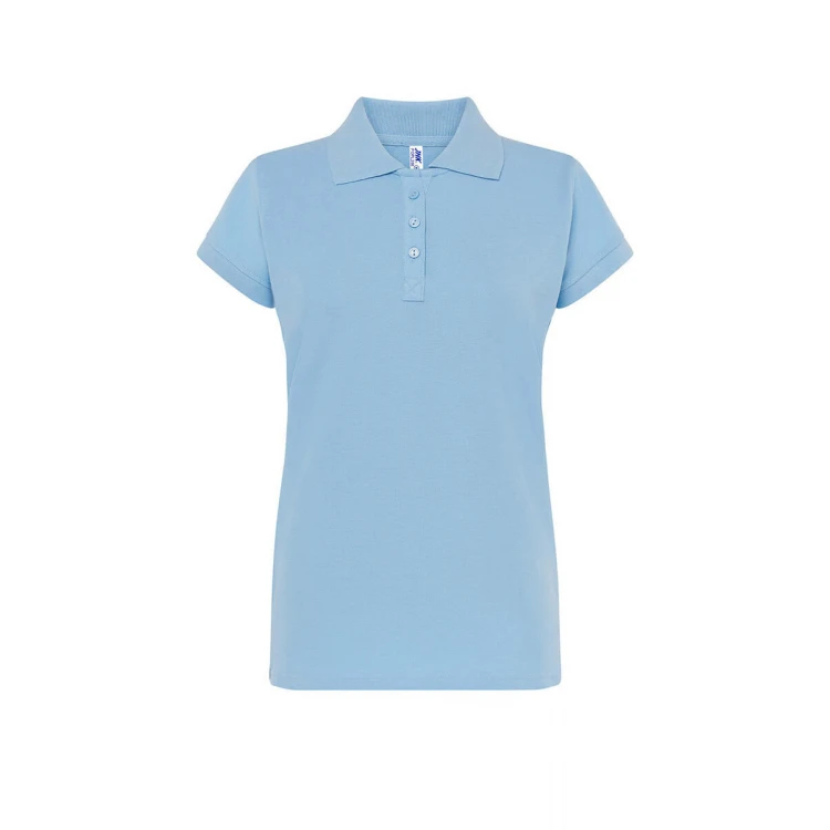 Polo mujer JHK Regular manga corta piqué personalizada con logo
