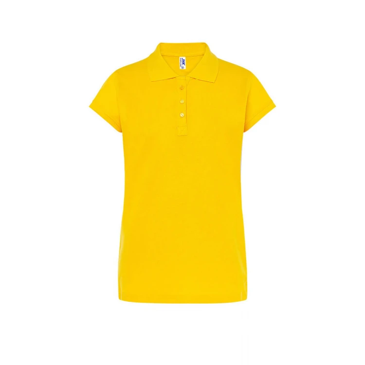 Polo mujer JHK Regular manga corta piqué personalizada con logo