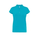 Polo mujer JHK Regular manga corta piqué personalizada con logo