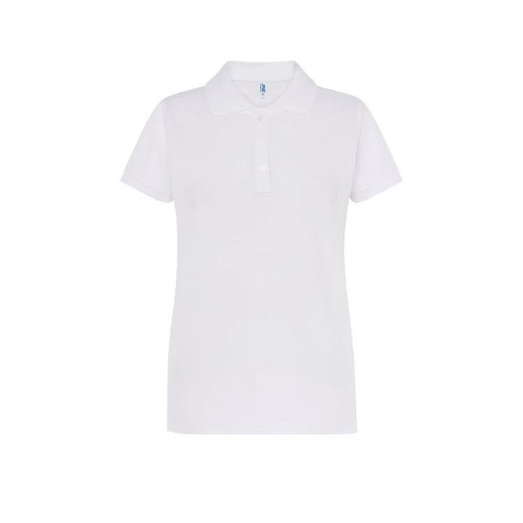 Polo mujer JHK Regular manga corta piqué personalizada con logo
