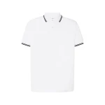 Polo JHK Regular Contrast de algodón piqué 210 g/m² con cuello a contraste y botones, para personalizar con logo
