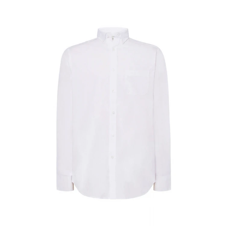 Camicia uomo manica lunga JHK Popeline LS con taschino, disponibile in vari colori da personalizzare con logo serigrafia, ricamo o stampa digitale