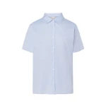 Chemise femme à manches courtes JHK mod. Oxford en coton et polyester recyclé à personnaliser avec logo