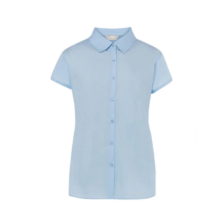 Camisa mujer JHK popelina disponible para personalización con logo