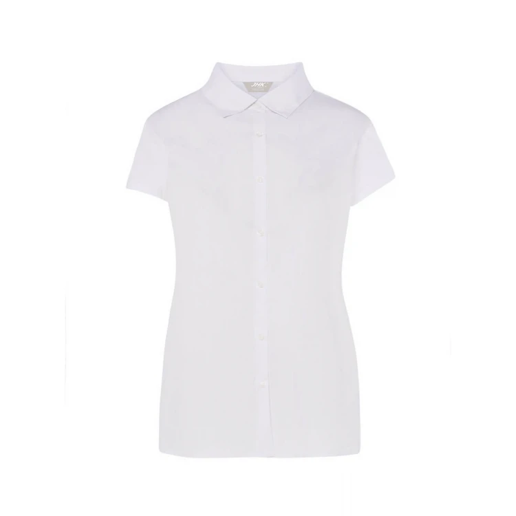 Camisa mujer JHK popelina disponible para personalización con logo
