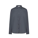 Camisa mujer JHK Popeline LS en algodón-poliéster manga corta, personalizable con logo