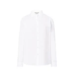 Camisa mujer JHK Popeline LS en algodón-poliéster manga corta, personalizable con logo