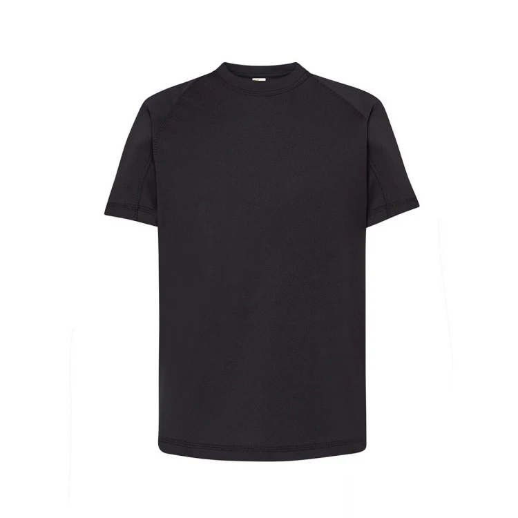 T-shirt enfant sportif JHK mod. Sport en polyester recycle, disponible pour personnaliser avec serigraphie ou broderie
