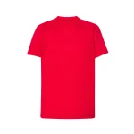 T-shirt enfant sportif JHK mod. Sport en polyester recycle, disponible pour personnaliser avec serigraphie ou broderie