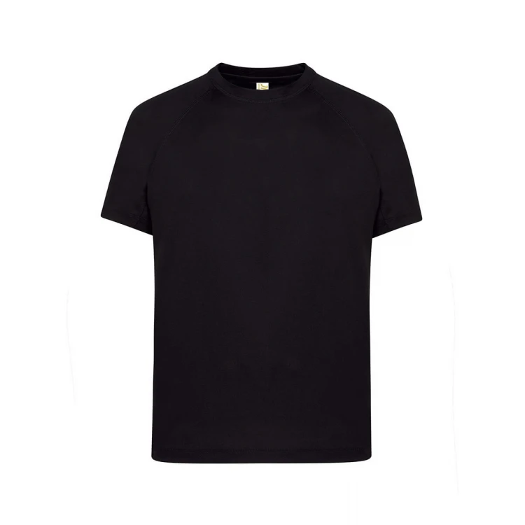 T-shirt technique JHK Sport en polyester recycle, vue de face, à personnaliser avec logo