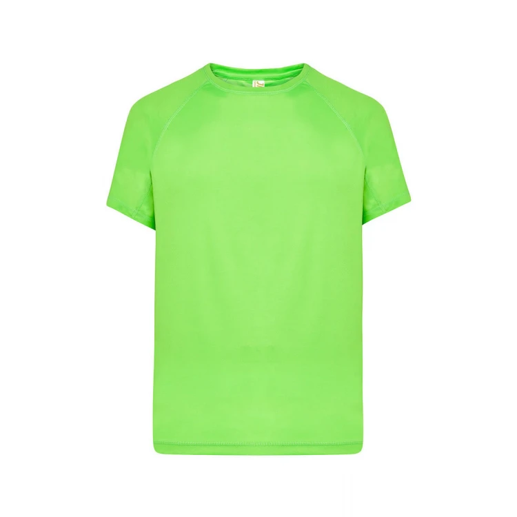 T-shirt technique JHK Sport en polyester recycle, vue de face, à personnaliser avec logo