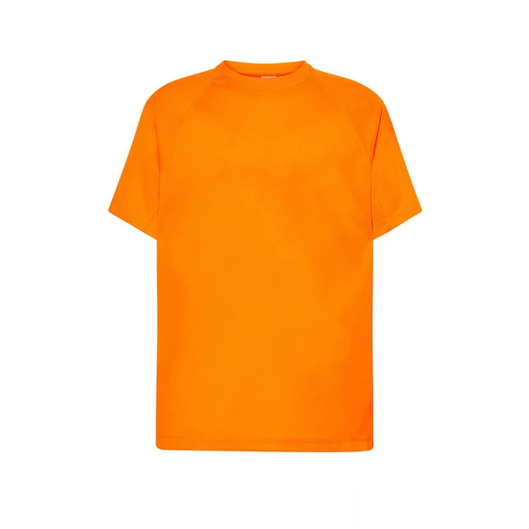 T-shirt technique JHK Sport en polyester recycle, vue de face, à personnaliser avec logo