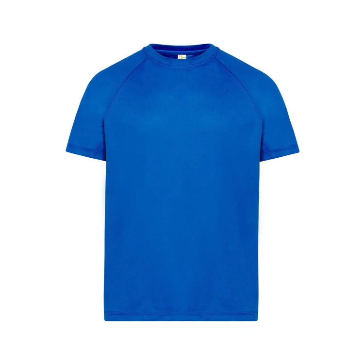 T-shirt technique JHK Sport en polyester recycle, vue de face, à personnaliser avec logo
