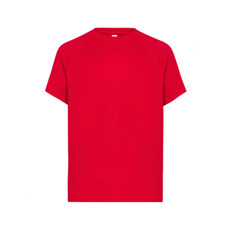 T-shirt technique JHK Sport en polyester recycle, vue de face, à personnaliser avec logo