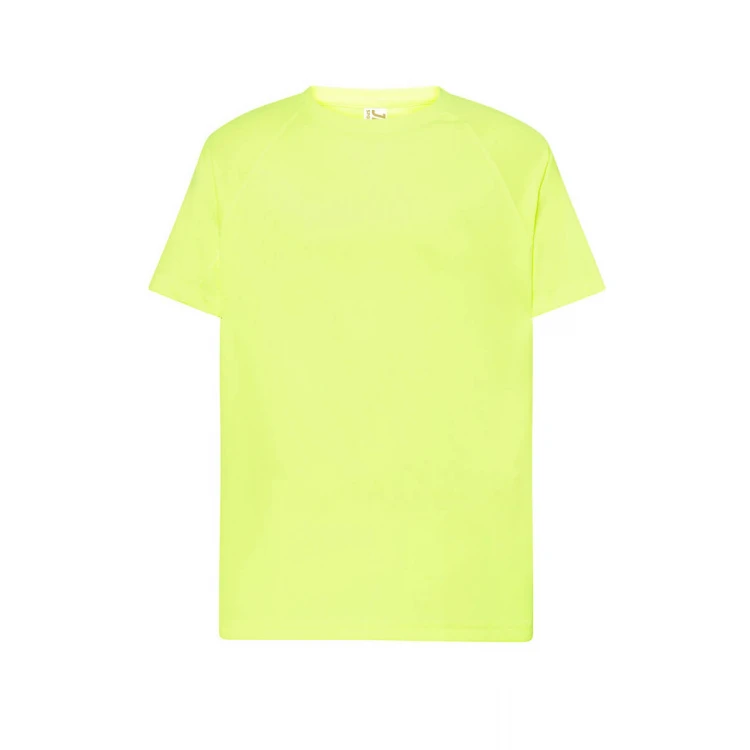 T-shirt technique JHK Sport en polyester recycle, vue de face, à personnaliser avec logo