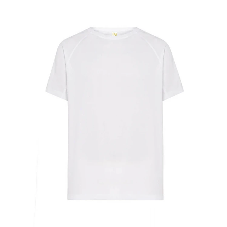 T-shirt technique JHK Sport en polyester recycle, vue de face, à personnaliser avec logo