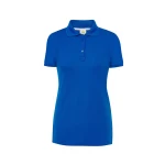 Polo donna con colletto e bottoni, taglio sagomato semiattillato, pronta da personalizzare con logo