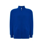 Sudadera hombre JHK French Terry con cremallera completa, bolsillos y cuello redondo, color surtido