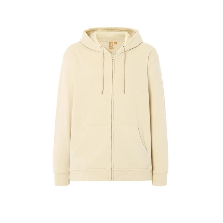 Sweat avec capuche et zip complet JHK Organic Fuji en coton biologique, disponible pour personnaliser avec logo