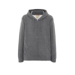 Sweat avec capuche et zip complet JHK Organic Fuji en coton biologique, disponible pour personnaliser avec logo