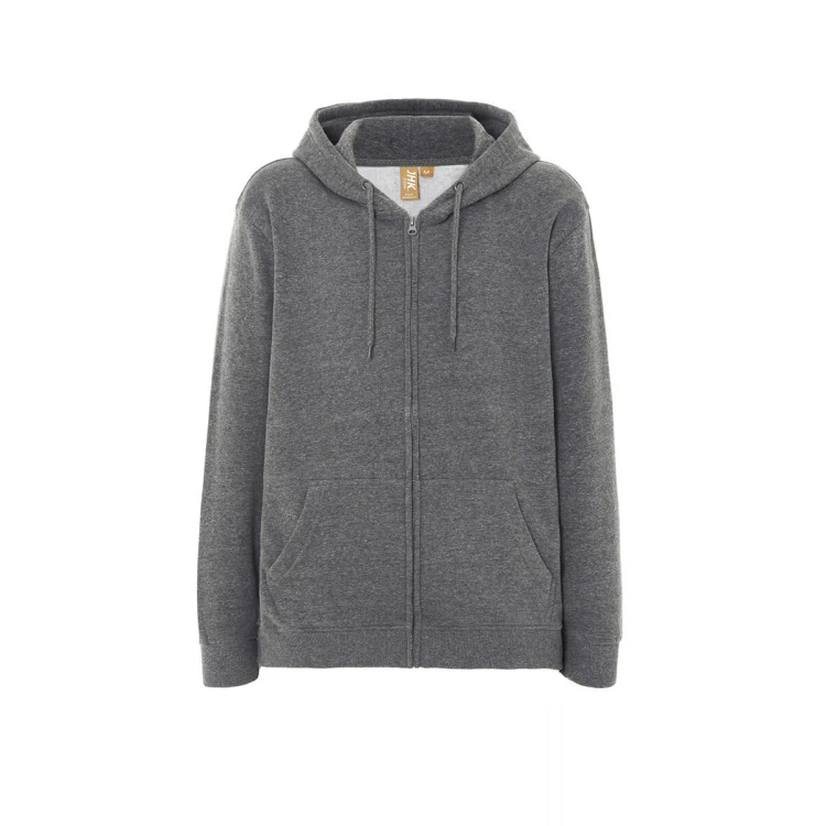 Sweat avec capuche et zip complet JHK Organic Fuji en coton biologique, disponible pour personnaliser avec logo