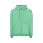 Sweat avec capuche et zip complet JHK Organic Fuji en coton biologique, disponible pour personnaliser avec logo