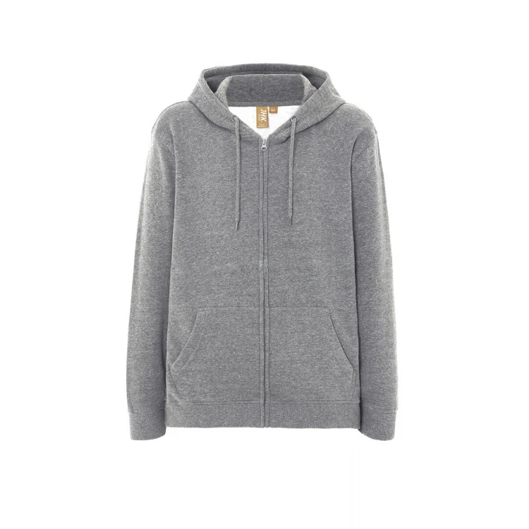Sweat avec capuche et zip complet JHK Organic Fuji en coton biologique, disponible pour personnaliser avec logo