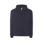 Sweat avec capuche et zip complet JHK Organic Fuji en coton biologique, disponible pour personnaliser avec logo