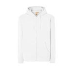 Sweat avec capuche et zip complet JHK Organic Fuji en coton biologique, disponible pour personnaliser avec logo