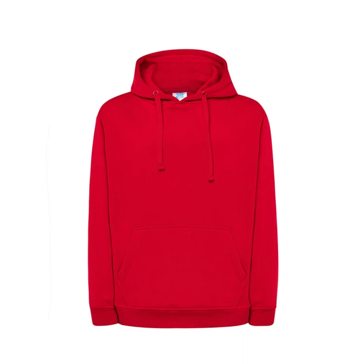 Sudadera hombre con capucha en tejido French Terry para personalizar con logo, bolsillo canguro visible