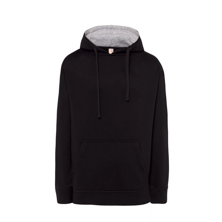 JHK Ocean contrast hoodie with pouch pocket and contrasting details, to personalise with company logo