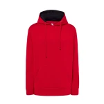 JHK Ocean contrast hoodie with pouch pocket and contrasting details, to personalise with company logo