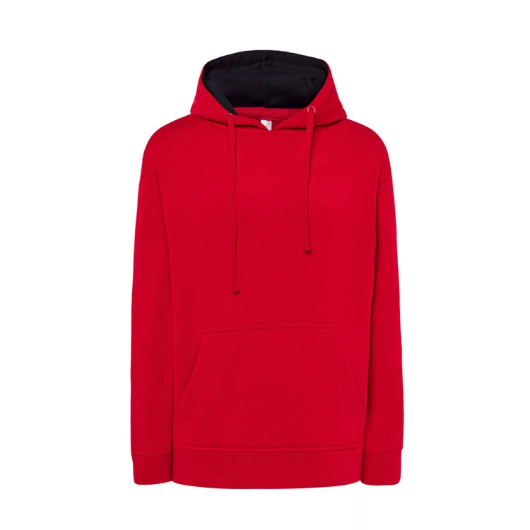JHK Ocean contrast hoodie with pouch pocket and contrasting details, to personalise with company logo