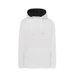 JHK Ocean contrast hoodie with pouch pocket and contrasting details, to personalise with company logo