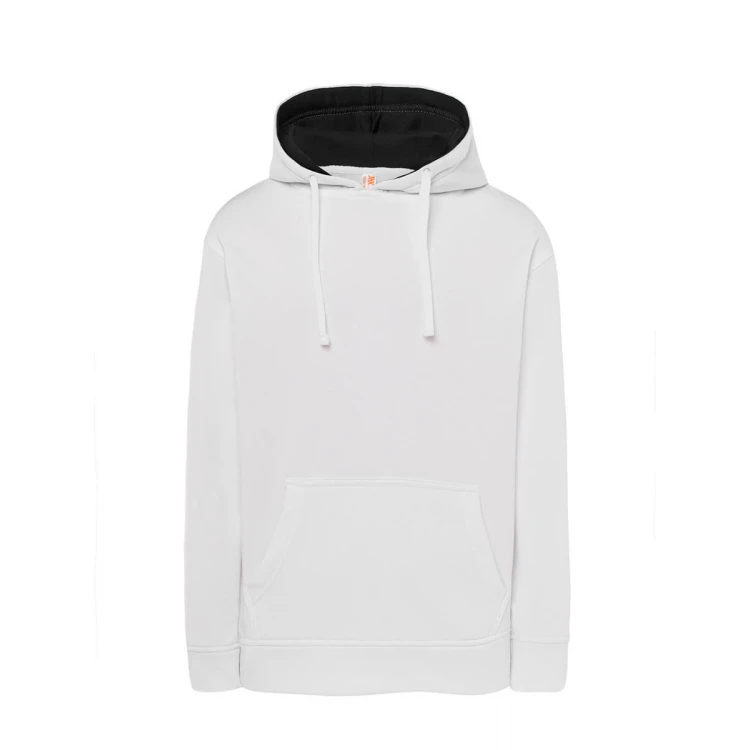 JHK Ocean contrast hoodie with pouch pocket and contrasting details, to personalise with company logo