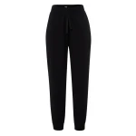 Pantalone felpa JHK French Terry in cotone e poliestere riciclato, con polsini alla caviglia e elastico in vita regolabile