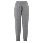 Pantalone felpa JHK French Terry in cotone e poliestere riciclato, con polsini alla caviglia e elastico in vita regolabile