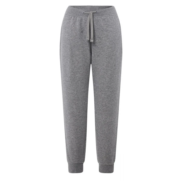 Pantalone felpa JHK French Terry in cotone e poliestere riciclato, con polsini alla caviglia e elastico in vita regolabile
