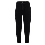 Pantalone lungo in felpa grigio melange da personalizzare con logo da fronte