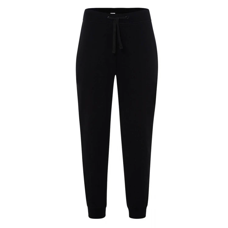 Pantalone lungo in felpa grigio melange da personalizzare con logo da fronte