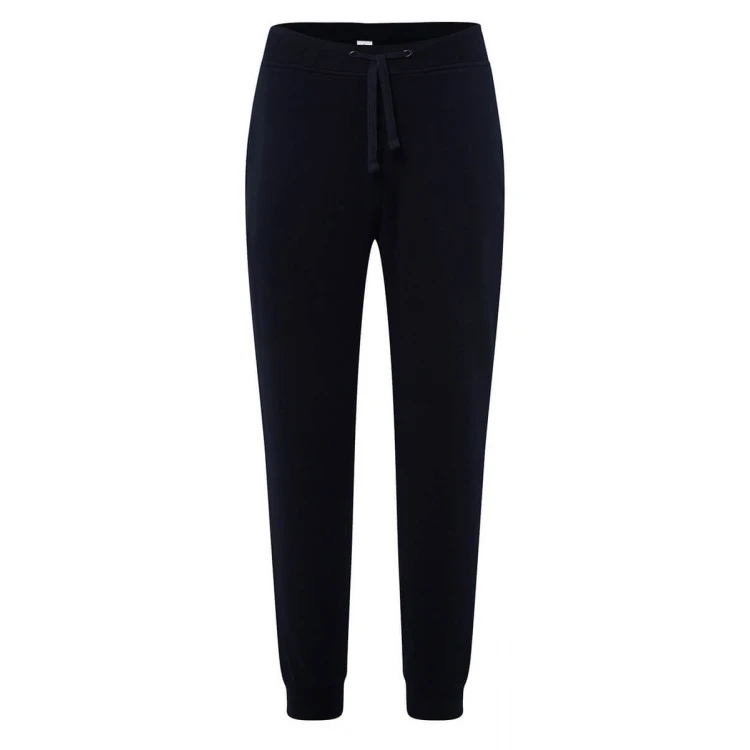 Pantalone lungo in felpa grigio melange da personalizzare con logo da fronte