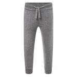 Pantalone felpa bambino JHK Premium in cotone riciclato, vista frontale, disponibile da personalizzare con logo