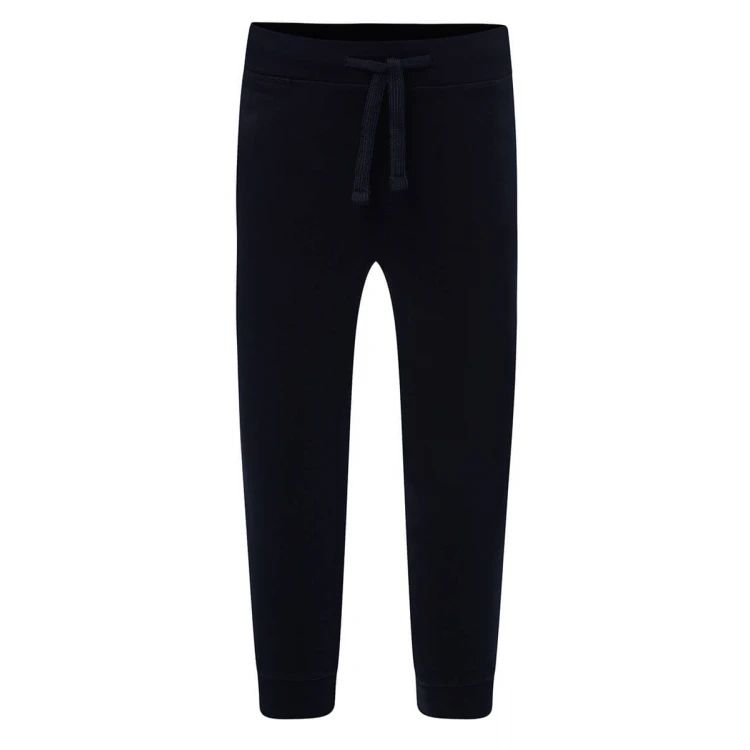 Pantalone felpa bambino JHK Premium in cotone riciclato, vista frontale, disponibile da personalizzare con logo
