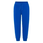 Pantalone felpa bambino JHK Premium in cotone riciclato, vista frontale, disponibile da personalizzare con logo