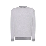 Sweat col rond en tailles XS à 5XL, coton et polyester recyclé, prêt à personnaliser avec logo