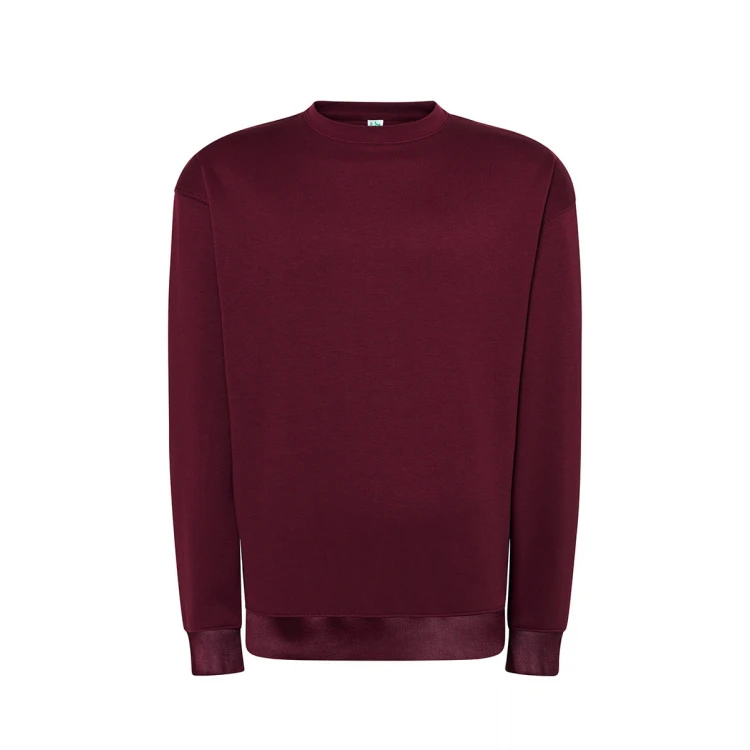 Sweat col rond en tailles XS à 5XL, coton et polyester recyclé, prêt à personnaliser avec logo