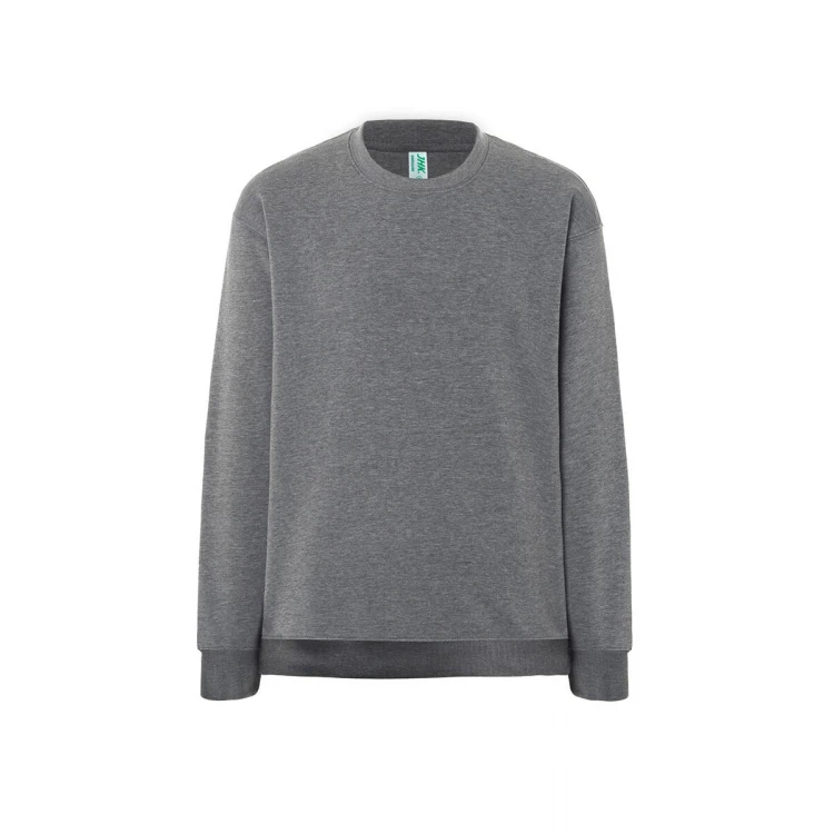 Sweat col rond en tailles XS à 5XL, coton et polyester recyclé, prêt à personnaliser avec logo